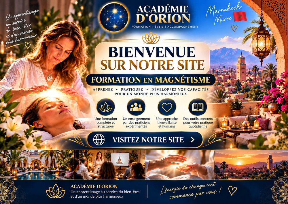 Académie d'Orion — formation en magnétisme à Marrakech